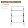 uxcell Clutch Purse Display Stand 3 Layer Wallet Display Rack Metal Clutch Holder Riser for Home Retail Store Supplies - Silver, 2Pcs view 3