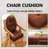 JACOJE Chair Cushion, 1/2/4/6 Pack Chair Cushions for Dining Chairs, Square, Circle 40/45/50cm16/18/20inChair Pads and Mat for Indoor Kitchen Seat and Desk(@11,Square1pc(40x40cm/16x16in)) view 4
