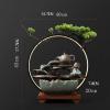 Tabletop Fountain Ceramic Tabletop Water Fountain Decor Zen Indoor Table-Top Water Fountain with Light LED - for Table Desk Office Home Bedroom Tabletop Water Fountain view 2