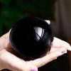 Bxzpzplj Crystal Ball Heal Obsidian Crystal Ball for Fengshui Ball, Meditation, Crystal Healing Decorative Ball (Size : 4cm) view 3