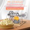280ml Chinese Popcorn Machine, Hand Chinese Popcorn Maker, Chinese Popcorn Cannon with Safety Valve, Mini Popcorn Machine, Stainless Steel Popcorn Popper for Family Gathering Party Fun view 2