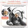 280ml Chinese Popcorn Machine, Hand Chinese Popcorn Maker, Chinese Popcorn Cannon with Safety Valve, Mini Popcorn Machine, Stainless Steel Popcorn Popper for Family Gathering Party Fun view 4