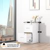 INTERGREAT 2 Drawer File Cabinet, White Metal Filing Cabinet with Lock, Lockable Vertical File Office Cabinet for Hanging Letters/Legal/A4, Assembly Required view 4