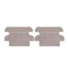 BebeXi Mop Cloths Disposable Pads .Compatible for Xiaomi SWDK ZDG300 ZDG300S. Robotic Floor Cleaner Spare Parts Cleaning Mop Replacement (Color : 6pcs) view 2
