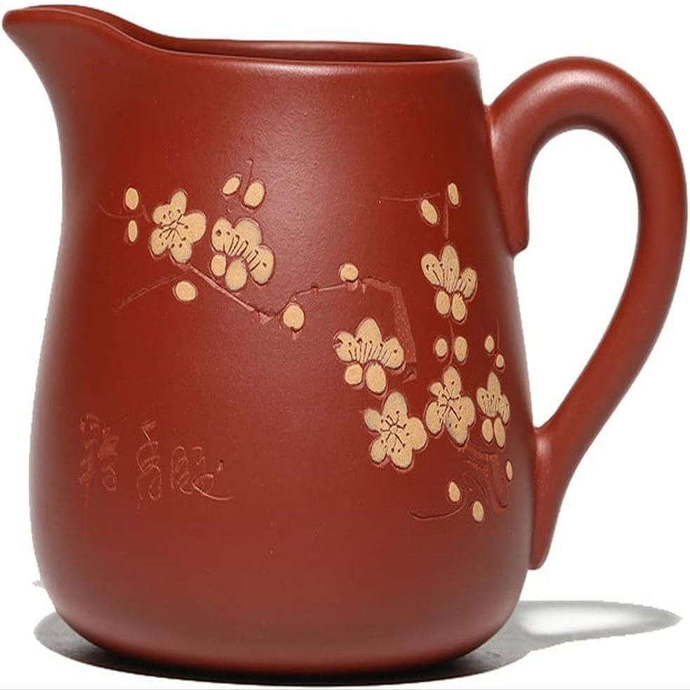 DYTENZYC 220ml Yixing Purple Clay Cha Hai Handmade Tea Cup Tea Set Accessories Tea Set Fair Cup