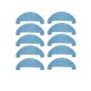 DOWOPBNS Cleaning Mop Cloth, Compatible with ILIFE V8 V8s Plus X750 X800 X785 V80 Max Robot Vacuum Cleaner, Washable, Replaceable Accessories. (Color : 5pcs), lgggsssong00 view 2