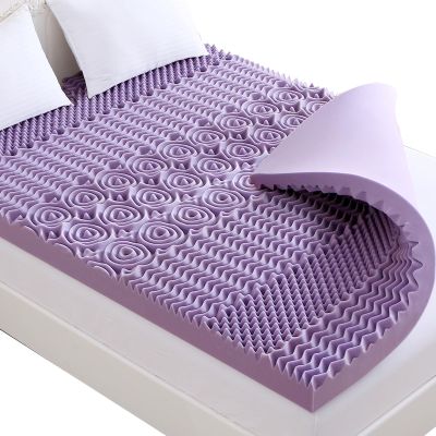 MUXHOMO 3 Inch 7-Zone Mattress Topper and Full Mattress Protector