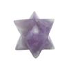 Blessfull Healing Reiki Gemstone Amethyst 8 Point Star Merkaba 20 to 25 mm Approx view 1