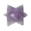 Blessfull Healing Reiki Gemstone Amethyst 8 Point Star Merkaba 20 to 25 mm Approx view 3