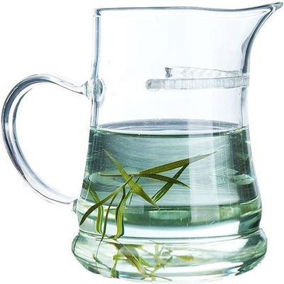 DYTENZYC 275ml Glass Tea Cup Heat Resistant Glass Teapot Tea Infuser Milk Tea Filter Tea Set
