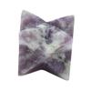 Blessfull Healing Reiki Gemstone Lepidolite 8 Point Star Merkaba 20 to 25 mm Approx view 3