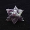 Blessfull Healing Reiki Gemstone Lepidolite 8 Point Star Merkaba 20 to 25 mm Approx view 4