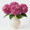 ZYTUYO Magenta Hydrangea Artificial Flowers 4PCS 19.6 inch Silk Real Touch Latex Lifelike Hydrangea Flower with Long Faux Stems for Centerpiece Table Home Kitchen Halloween Decorations view 1