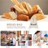 HOLIDYOYO Reusable Bread Bag Drawstring Closure Multi-use Bags for Bread Pastries and Snacks Food Storage for Kitchen and Parties view 3