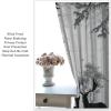 JanJCurt Grey Deer Curtains, Rustic Woodland Misty Foggy Forest Elk Wildlife Vintage Country Cabin Farmhouse Deer Doe and Fawn Print Window Treatments for Bedroom Living Room 63" W X 72" L view 4