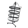 Holibanna Earring Storage Tree Necklace Hanger Stand Jewelry Organizer Tray Rotating Pedestal 4-layer Display Rack for Earrings Necklaces Home Jewelry Holder Decorative view 1