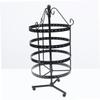 Holibanna Earring Storage Tree Necklace Hanger Stand Jewelry Organizer Tray Rotating Pedestal 4-layer Display Rack for Earrings Necklaces Home Jewelry Holder Decorative view 2