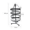 Holibanna Earring Storage Tree Necklace Hanger Stand Jewelry Organizer Tray Rotating Pedestal 4-layer Display Rack for Earrings Necklaces Home Jewelry Holder Decorative view 3
