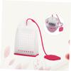 PHENOFICE Silicone Tea Bag Tea Infuser Strainer Loose Leaf Filters Pot Strainer Mugs Steeper view 4