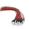 Vrabocry 12V 1.5 Hz Blinking LED Lights Emitting Diodes, Pre Wired 7.9 Inch DC 12 Volt 5mm LED 30pcs (6 Colors x 5pcs) Assorted Kit Clear Lens- White Red Yellow Green Blue Warm White Small LED Lamps view 4