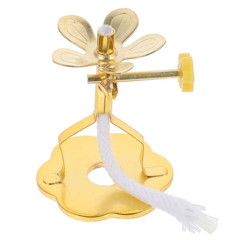 TOPPERFUN Alloy Wick Stand for Oil Lamps Sturdy and Wick Holder for Buddhist Home Decor Suitable for Various Oil Lamp Small