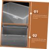 Hohopeti Dustproof Sneaker Boxes Stackable Shoe Storage Containers Plastic Shoe Boxes Lids view 3