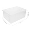 Hohopeti Dustproof Sneaker Boxes Stackable Shoe Storage Containers Plastic Shoe Boxes Lids view 4