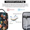 Insulated Lunch Bag for Women Men Soap Bubbles Print Lunch Box Reusable Lunch Tote Bags Leakproof Cooler Bag Portable Lunch Container for Travel Picnic Office view 4