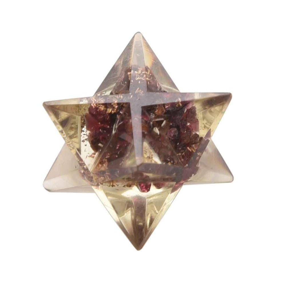Blessfull Healing Reiki Healing Crystal Merkabas Garnet 8 Point Star Merkaba 20 to 25 mm Approx