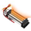 ZAWELIYO Ceramic Air Heater 500W 110V Insulated Thermistor Small Space Car Fan Heating Automatic Energy Saving, for Small Space Car Home Office view 1