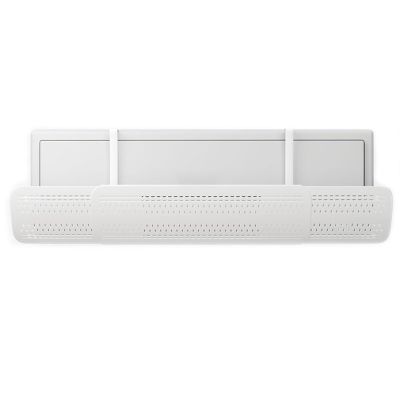 HJYryhyfddply Air Vent Deflector, Retractable Air Conditioner Deflector, Wind Direction Telescopic Air-Con Deflectors for Home/Office (White