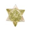 Blessfull Healing Reiki Healing Crystal Merkabas Peridot 8 Point Star Merkaba 20 to 25 mm Approx view 1