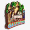 Galveston Texas USA America Fridge Magnet 3D Wooden City Travel Souvenirs Handmade Crafts Refrigerator Magnets Stickers Home Decor Collection Gift view 2