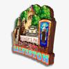 Galveston Texas USA America Fridge Magnet 3D Wooden City Travel Souvenirs Handmade Crafts Refrigerator Magnets Stickers Home Decor Collection Gift view 3
