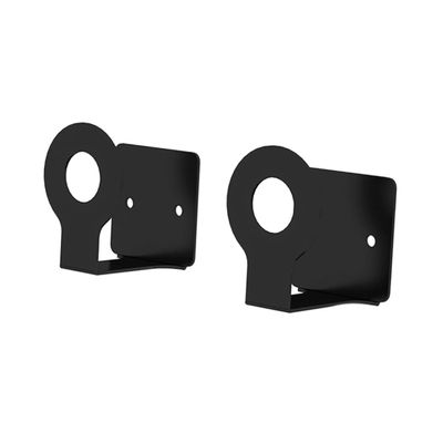 ABOOFAN Multi-functional Kitchen Storage Rack -shaped Hooks Wall-mounted Organizer for Pots Pans and Utensils Includes Adhesive and Screws Black