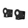 ABOOFAN Multi-functional Kitchen Storage Rack -shaped Hooks Wall-mounted Organizer for Pots Pans and Utensils Includes Adhesive and Screws Black view 1