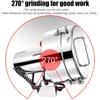 4500g Commercial Electric Mill Grinder, 270 Swing Coffee Grinder, 550W Multifunctional High-Speed Food Blender for Coffee Beans, Grains, Roots, Flour, Spices, Feed view 4