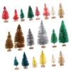 Cabilock 40pcs Simulate Pine Tree Chic Fake Tree Home Decoration for Christmas Festival Easy Maintenance for Desktop Holiday Decor view 1