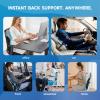 Lumbar Support Pillow for Office Chair Car, Gaming Chair Lower Back Pain Relief Memory Foam Cushion with 3D Soft Cover Enhance Your Driving Comfort Ergonomic Orthopedic Car Back Rest,Stocking Stuffers view 4