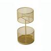 GeRRiT Rotundity Umbrella Stand Rack Metal Umbrella Holder Indoor Storage Bin Umbrella Standing Organizer for Umbrella Canes Walking Sticks 25 * 23 * 50cm Gold view 1