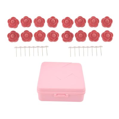 16 Pcs Quilt Fixing Clips, Rose Shape Duvet Clips, Non Slip Duvet Cover Clips Comforter Clips for Thin Thick Quilts Blanket Sheet Bed Skirt Cushion Curtain
