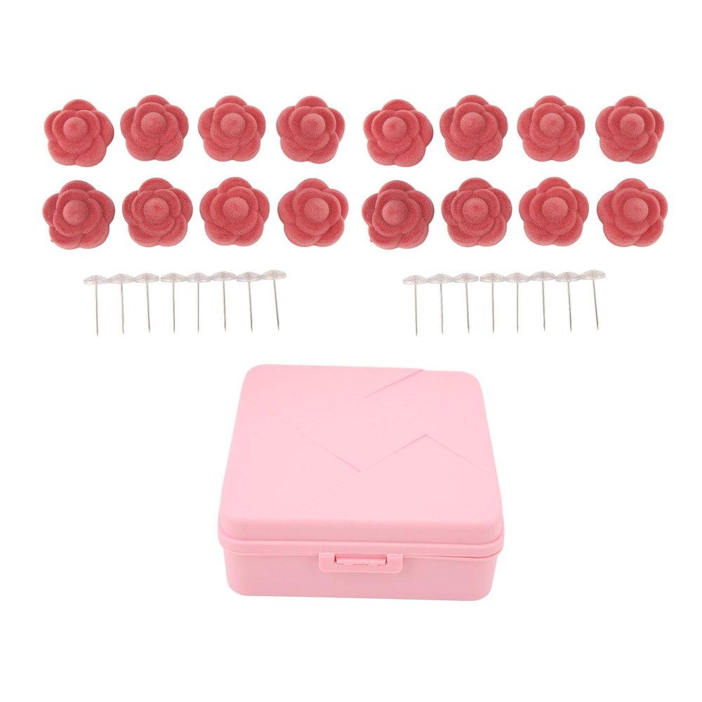 16 Pcs Quilt Fixing Clips, Rose Shape Duvet Clips, Non Slip Duvet Cover Clips Comforter Clips for Thin Thick Quilts Blanket Sheet Bed Skirt Cushion Curtain