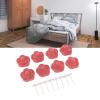16 Pcs Quilt Fixing Clips, Rose Shape Duvet Clips, Non Slip Duvet Cover Clips Comforter Clips for Thin Thick Quilts Blanket Sheet Bed Skirt Cushion Curtain view 2