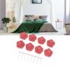 16 Pcs Quilt Fixing Clips, Rose Shape Duvet Clips, Non Slip Duvet Cover Clips Comforter Clips for Thin Thick Quilts Blanket Sheet Bed Skirt Cushion Curtain view 3