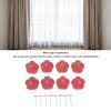 16 Pcs Quilt Fixing Clips, Rose Shape Duvet Clips, Non Slip Duvet Cover Clips Comforter Clips for Thin Thick Quilts Blanket Sheet Bed Skirt Cushion Curtain view 4