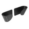 ABOOFAN 3pairs Wall Mounted Adhesive Pan Lid Holder Rack No Drilling Required for Easy Kitchen Organization Space for Covers Black Abs Material view 1