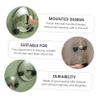 ABOOFAN 3pairs Wall Mounted Adhesive Pan Lid Holder Rack No Drilling Required for Easy Kitchen Organization Space for Covers Black Abs Material view 3