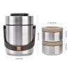 1500ml Capacity Bento Lunch Box, Insulated Food Jar, Large Capacity 304 Stainless Steel Vacuum Insulation Bento Lunch Box Leakproof Food Container view 4
