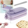 3 in 1 Dumpling Maker with Box Multifunctional Dumpling Maker Press Set with Filling Scoop Dumpling Skin Maker Mold Food Grade Manual Dumpling Maker Mold for Gyoza Potsticker  view 4
