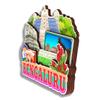 Bengaluru Bangalore India Wooden Fridge Magnet Cute 3D City Travel Souvenirs Crafts Handmade Refrigerator Stickers Home Whiteboard Decor Collection Gift view 3